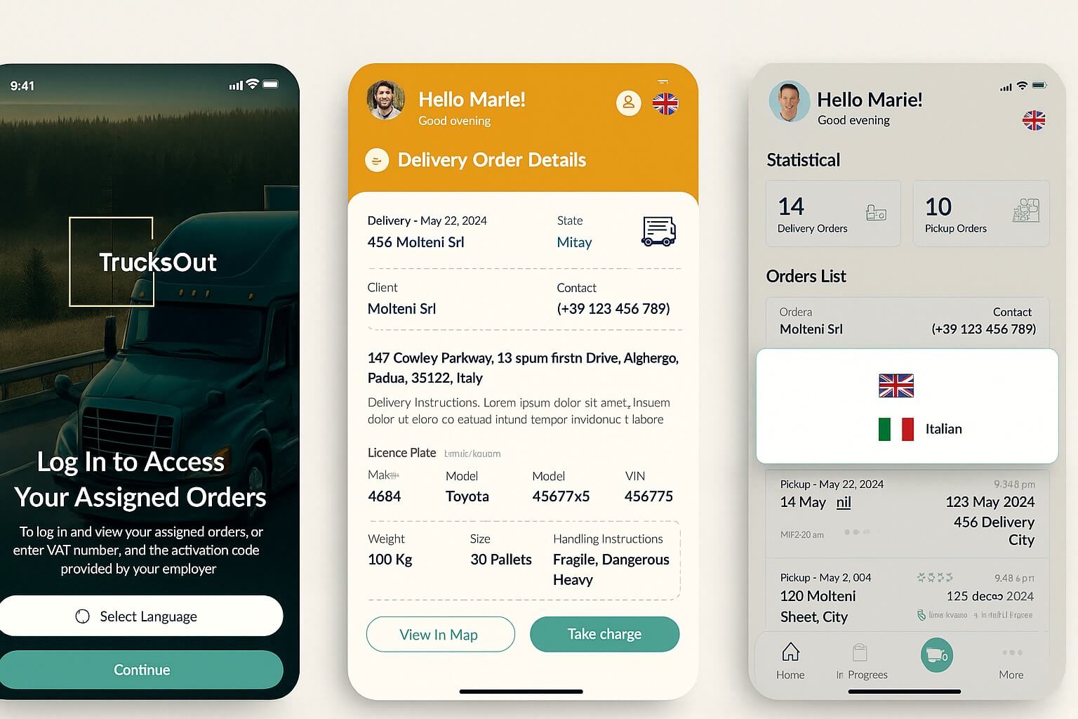 Trucksout App